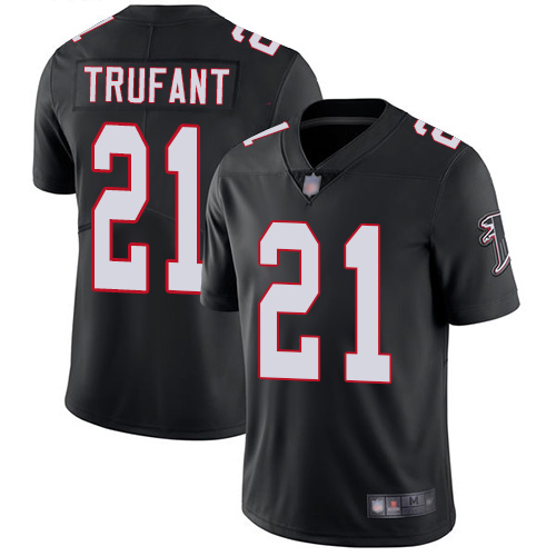Atlanta Falcons Limited Black Men Desmond Trufant Alternate Jersey NFL Football #21 Vapor Untouchable->nfl t-shirts->Sports Accessory